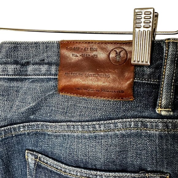 All Saints Spitalfields Jack Place Mens Jeans 34x31 Okayama Selvedge Denim - Picture 3 of 10